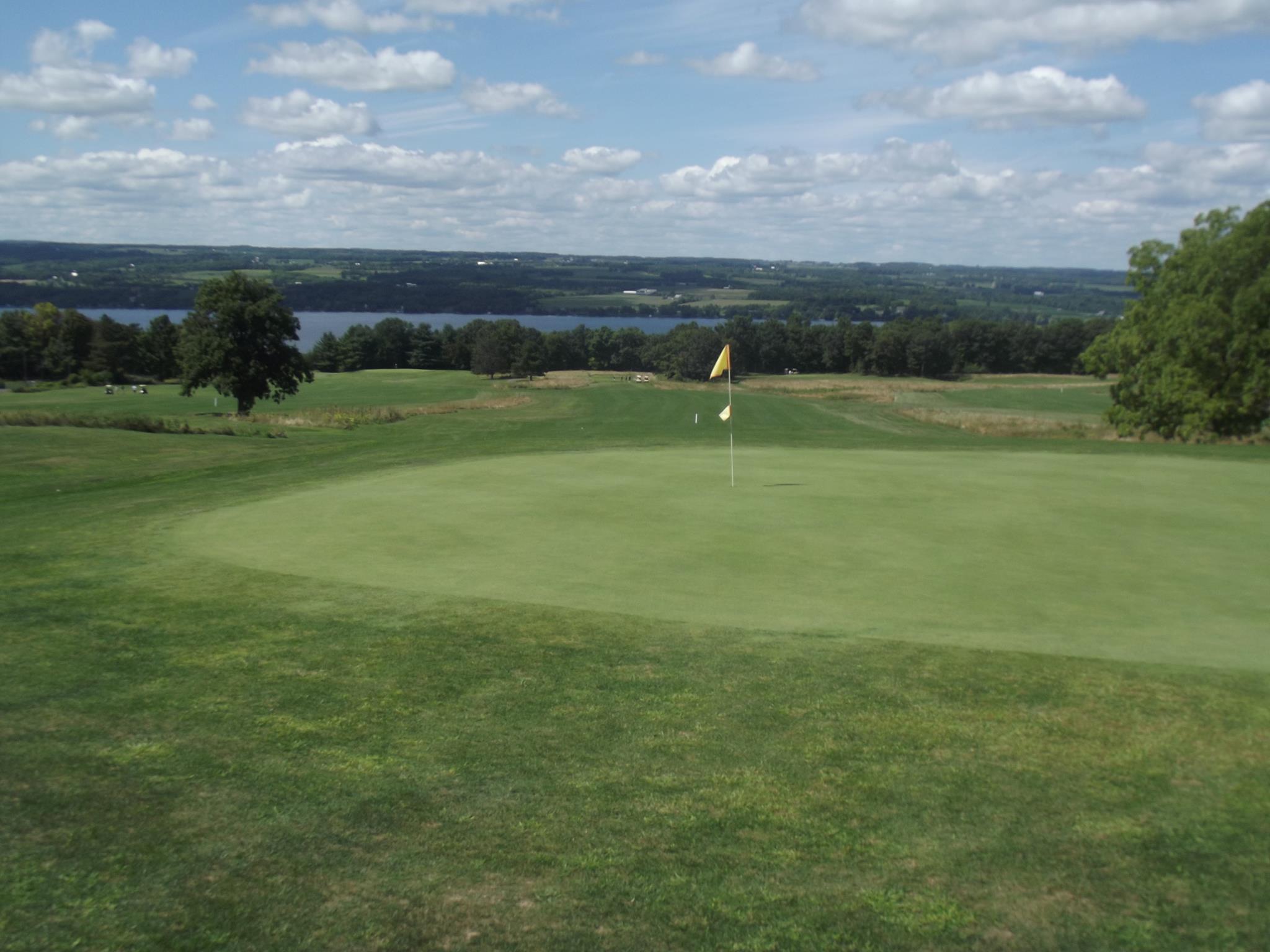 View of Golf Course with flag